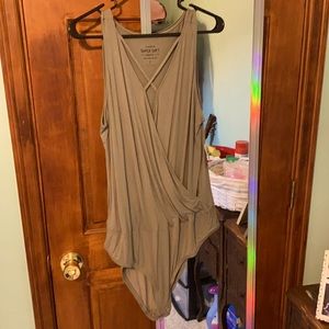 Olive colored torrid bodysuit 2x
